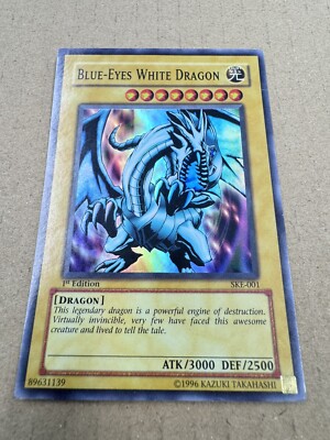 Yu-Gi-Oh! TCG Blue-Eyes White Dragon Kaiba Evolution Ske-001 1st Edition...-image