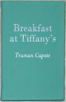 BREAKFAST AT TIFFANY'S ~ ROBIN's EGG BLUE LEATHER Gift Boxed IN STOCK - Capote-image
