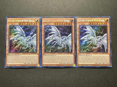 3x Blue-Eyes Alternative White Dragon | Secret Rares | NM | 1st Ed | YuGiOh!-image