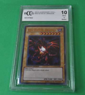 Yu-Gi-Oh Red EYES Black Dragon 2010 Legendary Coll. LC01-EN006 BCCG 10-image