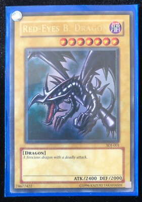 Yugioh Red-Eyes Black Dragon SDJ-001 - Ultra Rare-image