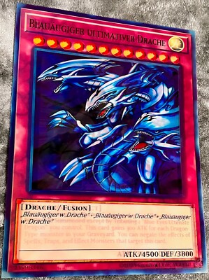 Yu-Gi-Oh-Blue-Eyes White Dragon-3D Poster 3D Lenticular Flip Effect,3 In One-image