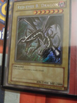 Yu-Gi-Oh Red-Eyes B. Dragon - BPT-005 - Secret Rare - Misprint PSA Ready 