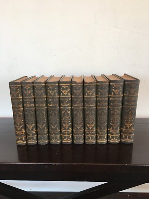 Progress of Nations (1930, 1st DAV Edition, Complete 10 Volume Set)-image
