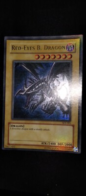 Yu-Gi-Oh! TCG Red-Eyes B. Dragon Joey Sdj-001 Unlimited Ultra Rare-image