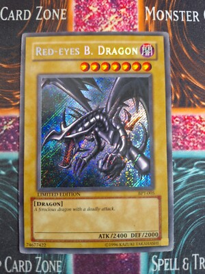 Yu-Gi-Oh! TCG Red-Eyes B. Dragon BPT-005 Secret Rare Limited MP-image