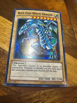 Blue-Eyes White Dragon SDBE-EN001 Unlimited Edition Ultra Rare PL + BONUS-image