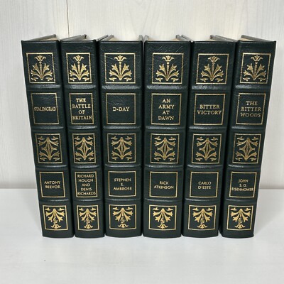 Easton Press Turning Points Of World War 2 / WWII / 6 Vol Set / D-Day Stalingrad-image