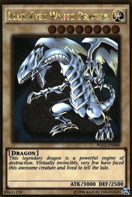 Yu-Gi-Oh! - Blue-Eyes White Dragon 2015 PGL2-EN080 Gold Rare Unlimited-image