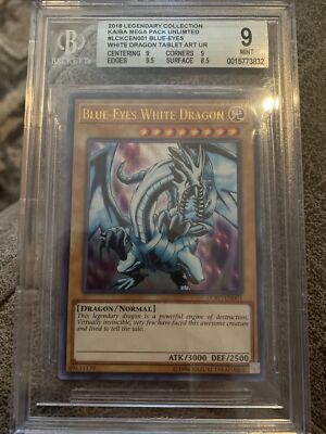Yugioh Blue-Eyes White Dragon LCKC-EN001 BSG 9 - 2018-image