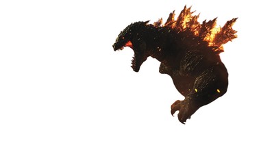 Godzilla Destruction Vinyl Car Decal Sticker – Waterproof & UV-Resistant-image