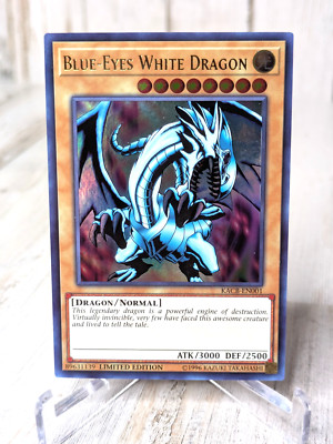 1996 Konami Yu-Gi-Oh! Blue-Eyes White Dragon KACB-EN001-image