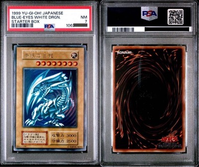Yu-Gi-Oh! Yugioh Blue-Eyes White Dragon 1st Edition Ultra Rare Starter Box PSA7-image