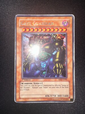 Yu-Gi-Oh! GATE GUARDIAN MRD-E001 1st Edition Secret Rare YuGiOh Card - HP-image