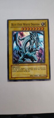 Yugioh Blue-Eyes White Dragon SKE-001 Kaiba Evolution 1st Edition MP-image