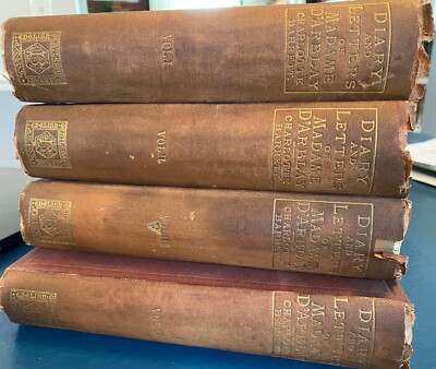 Diary and Letters of Madame D'Arblay - 4 volume set-image