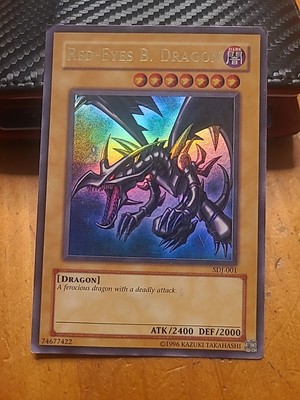 Red-Eyes B. Dragon - SDJ-001 - Ultra Rare - Unlimited Edition HP YuGiOh!  Starte-image