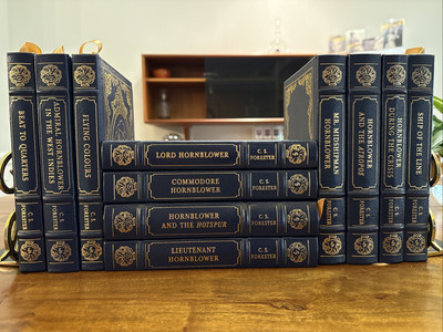 Easton Press 11V HORNBLOWER CLASSICS COMPLETE SET C S Forster 2001 1ST Leather-image