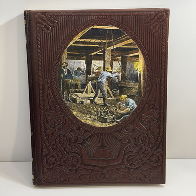 1976 THE OLD WEST Vol 17: THE MINERS Time-Life Books Series Set FAUX LEATHER-image