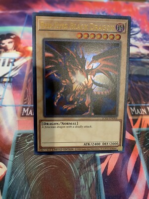 Yugioh x1 Red-Eyes Black Dragon Limited Edition LC01-EN006 (Near Mint!)-image