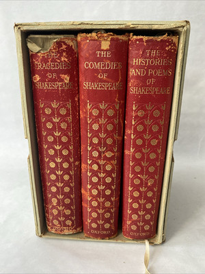 Oxford RED The Comedies Tragedies and Histories Shakespeare 3 Volume Book Set-image