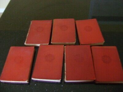 John Masefield Poet Laureate Set of 7 Leather Books, 1923 Macmillan Publishing-image