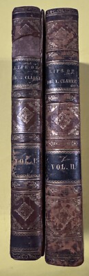 Life of Dr Adam Clarke 2 Vol Set 1833 Leather-image