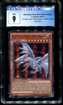 CGC 9 Blue-Eyes Alternative White Dragon Ultra Rare 2017 Yu-Gi-Oh! MVP1-EN046-image