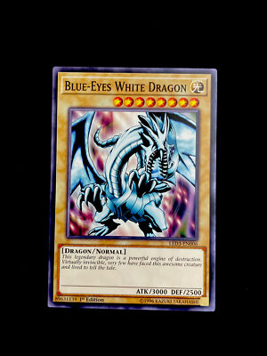 🔥 YUGIOH • BLUE-EYES WHITE DRAGON • LED3-EN006 • COMMON • NM/M • 🔥-image