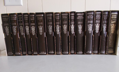 Charles Dickens Complete Set - London & Glasgow Clear Type Press - Silver-Gilt-image
