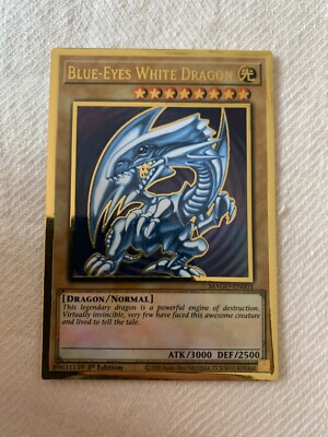 YuGiOh! Blue-Eyes White Dragon MAGO-EN001 - NM CONDITION! Gold Rare-image