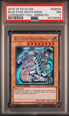 Yu-Gi-Oh! Blue Eyes White Dragon 2013-18 Legendary Collection Gameboard PSA 7-image