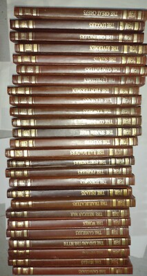 The Old West Leather Bound Time Life Complete 26 Book Set ~ Free Shipping-image