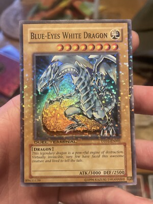 Blue-eyes White Dragon Duel Terminal Super Rare LP DT01-EN001-image