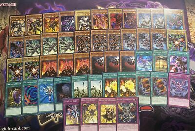 COMPLETE RED-EYES BLACK DRAGON DECK DARKNESS FLARE FUSION STONE **HOT** + Bonus-image