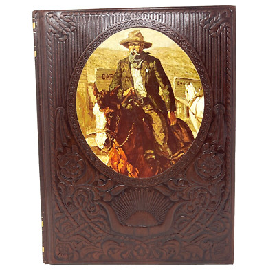 1974 THE OLD WEST Vol 8: THE GUNFIGHTERS Time-Life Books Series Set FAUX LEATHER-image