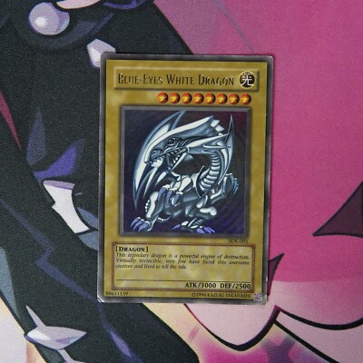 Yu-Gi-Oh! Blue-Eyes White Dragon SDK-001 Lightly Played 2002 Unlimited - 0019-image