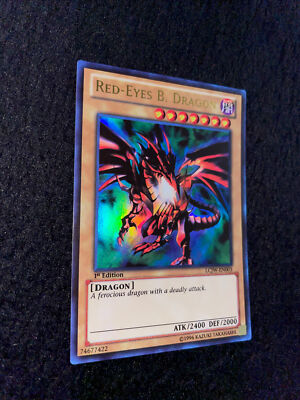 🔥YUGIOH • RED EYES BLACK DRAGON • ULTRA RARE • LCJW-EN003 • 1st EDITION • VLP🔥-image