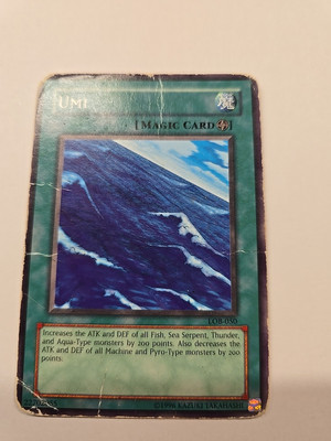 Yu-Gi-Oh! TCG Umi Legend of Blue Eyes White Dragon LOB-050 Unlimited Common-image