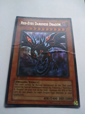 Red-Eyes Darkness Dragon SD1-EN001 Structure Deck: Dragon's Roar 1st Edition-image