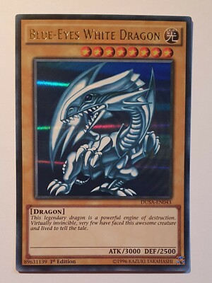 Yugioh Blue-Eyes White Dragon 1st Edition DUSA-EN043 Ultra Rare-image