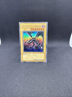Yugioh Red-Eyes Black Dragon SDJ-001 1st Edition Holo Rare Yu-Gi-Oh!-image