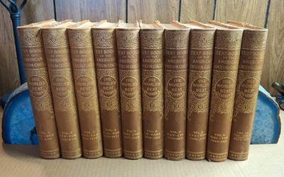 10 Vol. Complete Set 1901 THE WORLD'S BEST ORATIONS American Lyceum Circle-image