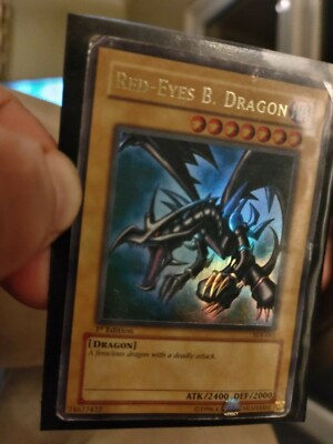 red eyes black dragon sdj-001 1st edition Yu-Gi-Oh-image