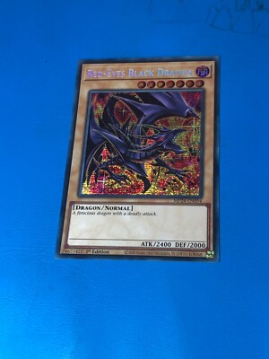YUGIOH Secret Rare Red-Eyes Black Dragon MP24-EN054 1st Edition-image
