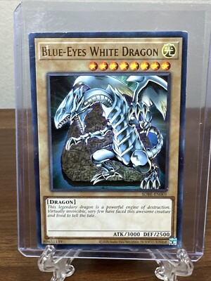Yu-Gi-Oh! Blue-Eyes White Dragon SDBE-EN001 Ultra Rare 1st Edition Near Mint b2/-image