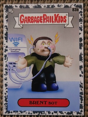 BRENT BOT: GPK INTERGOOLACTIC GREY BORDER PARALLEL CARD (#131/199) SP RARE 83b-image