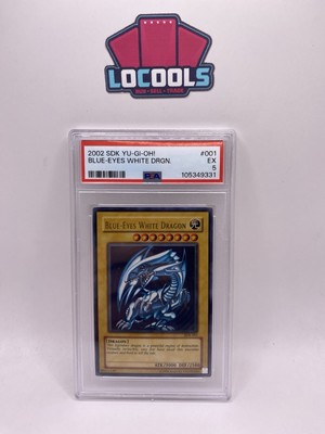 2002 SDK Yu-Gi-Oh! #001 Blue Eyes White Dragon PSA 5 EX-image