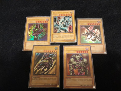Yugioh LOB LDD classics Vintage Legend Of Blue Eyes White Dragon (5 Cards) -image