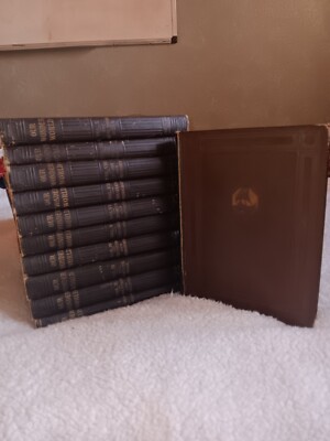 Our Wonder World Complete Set of 11 Vintage Books 1914 Library of Knowledge Geo.-image